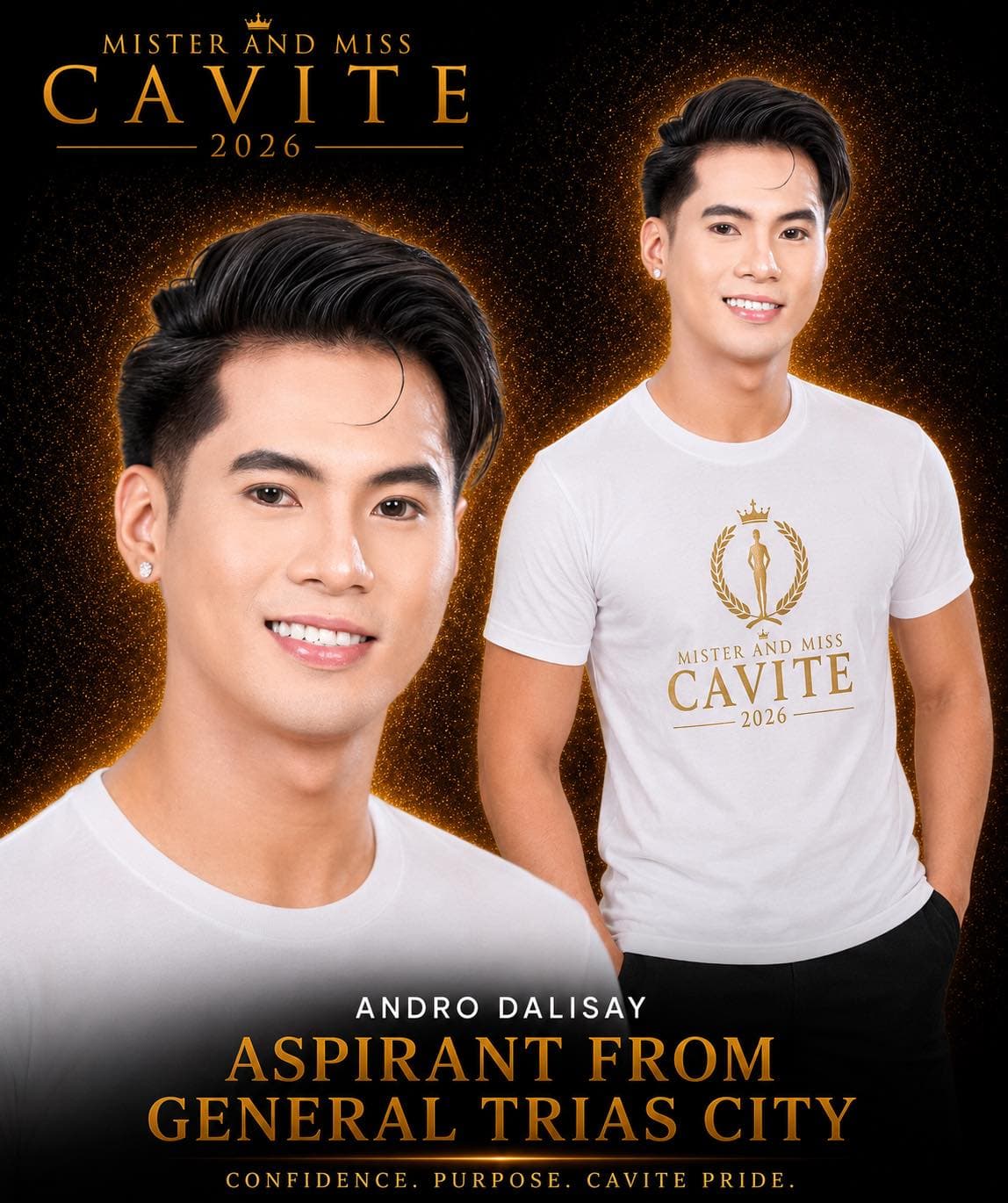Portrait of Andro Dalisay, Mister Cavite candidate from General Trias