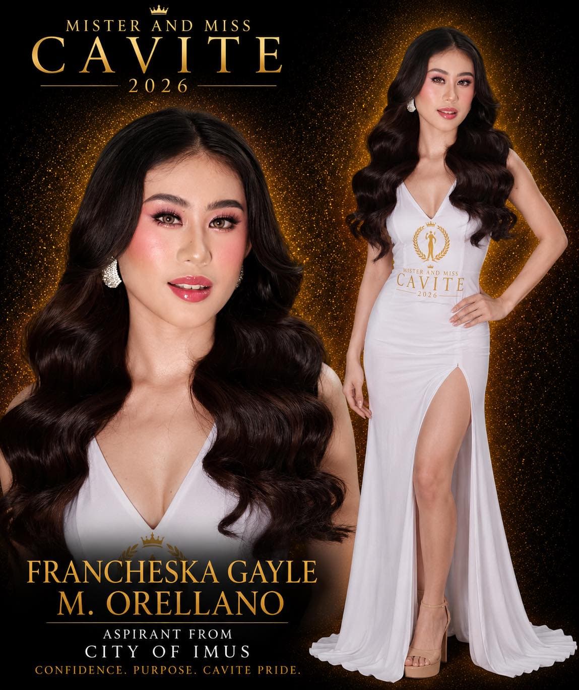 Portrait of Francheska Gayle M. Orellano, Miss Cavite candidate from Imus