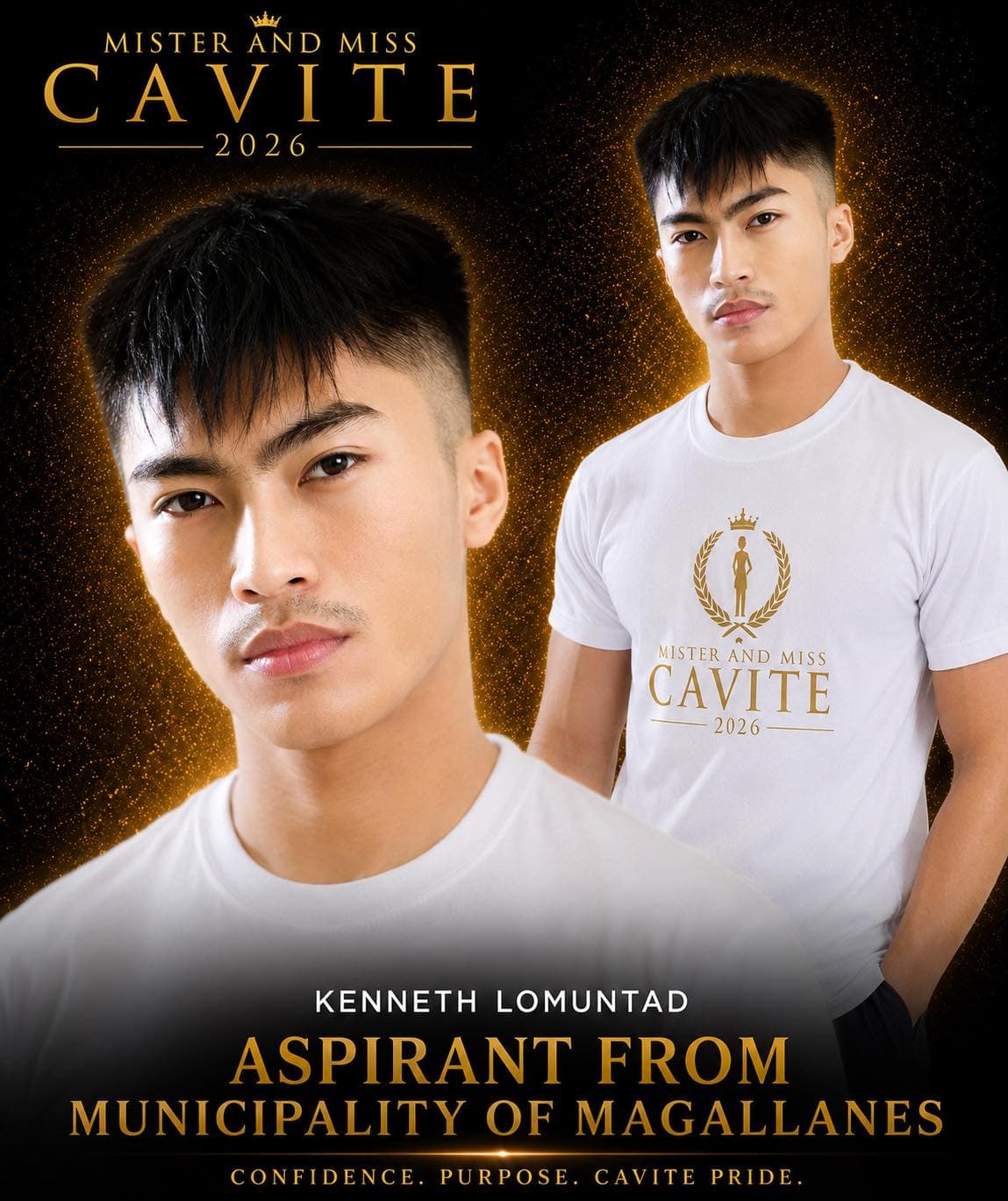 Portrait of Kenneth Lomuntad, Mister Cavite candidate from Magallanes