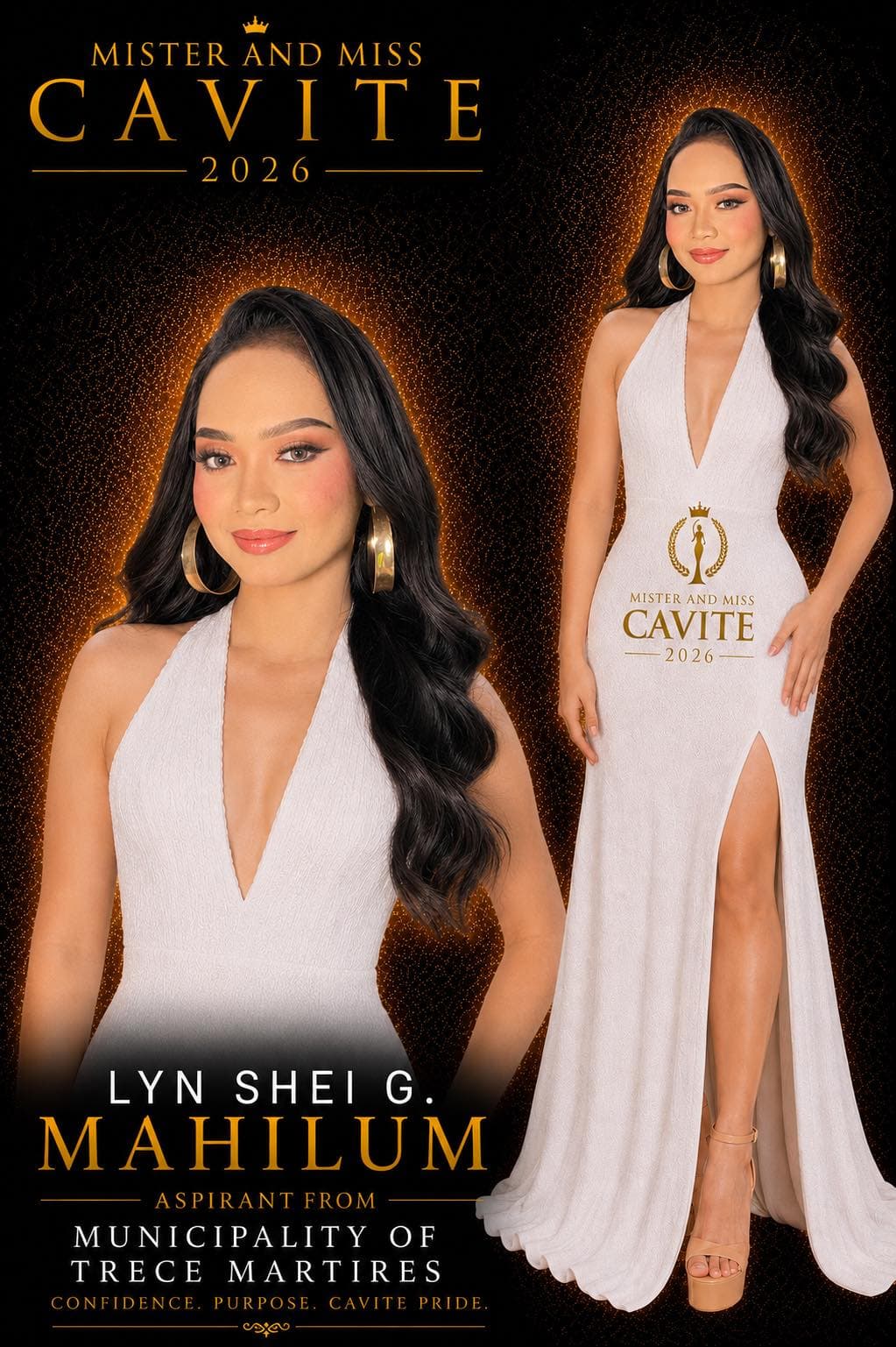 Portrait of Lyn Shei G. Mahilum, Miss Cavite candidate from Trece Martires