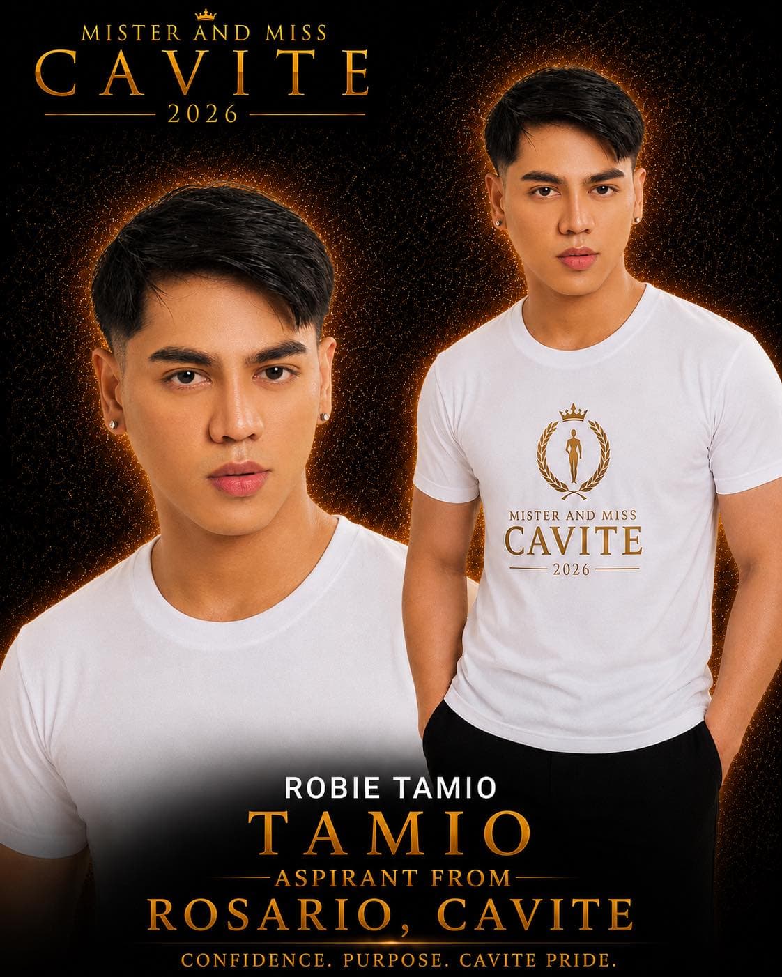 Portrait of Robie Tamio, Mister Cavite candidate from Rosario